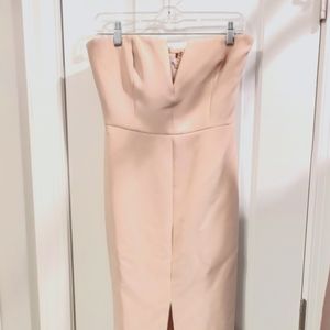 BCBG dusty pink gown